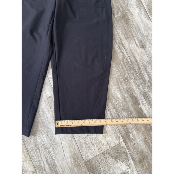 Athleta - Skyline High Rise Barrel Leg Pant - Size 12 Black - Picture 7 of 9